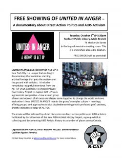 Event Notice - Free showing of "United in Anger"