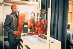 Samuel L. Jackson in *The Red Violin*.