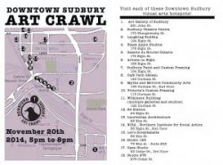 The downtown Sudbury art crawl!