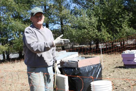 Bob Dewar, 20 years a beekeeper