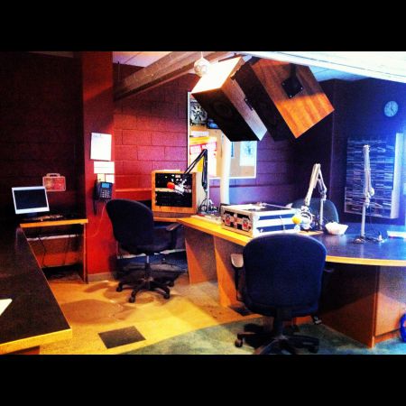 The CKLU studio on the Laurentian University campus in Sudbury, Ontario. (Photo supplied by CKLU.)