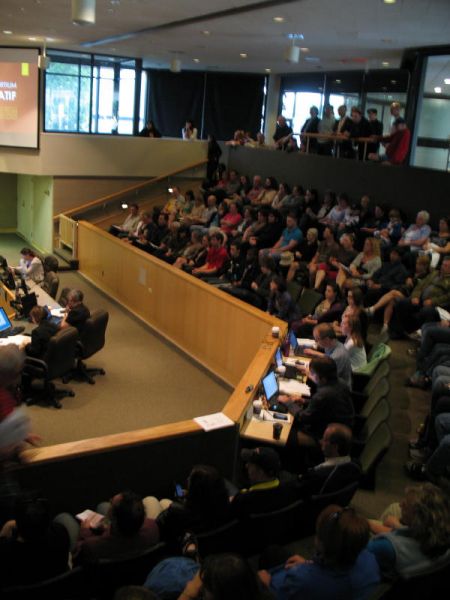 Council Chambers were full to overflowing June 18.