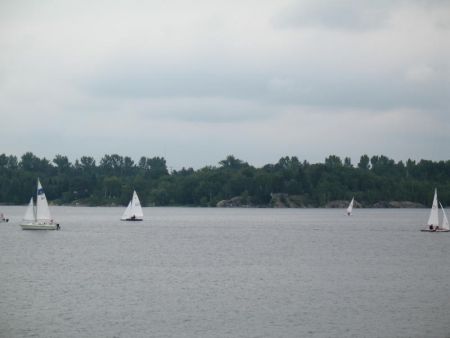 Boating on Ramsey Lake (photo by Naomi Grant)